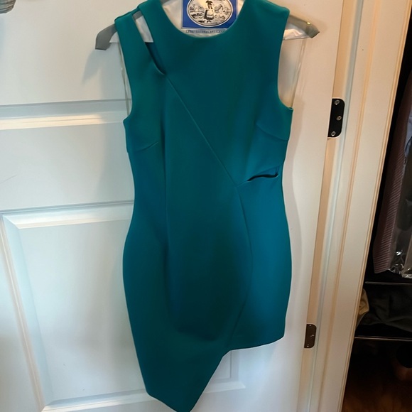 Elliatt Teal Cutout Dress size Small - Picture 4 of 8